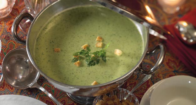 Veloute à la choisy – Kopfsalatcremesuppe