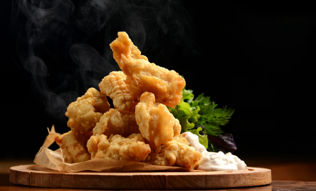 Fish ‚N‘ Chips mit Sauce Tartare