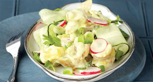Kartoffel/Wasabi-Salat