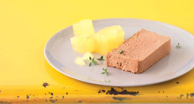 Geflügelleber-Parfait mit Apfel-Honiggelee