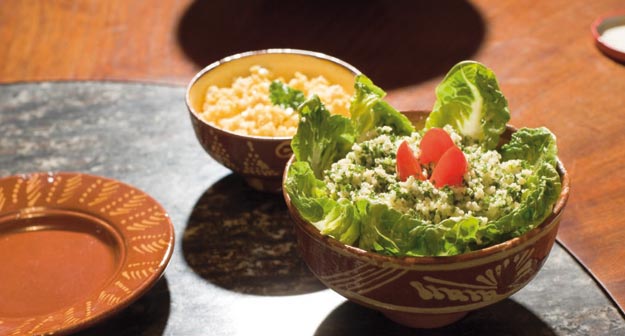 Tabouleh (Burghulsalat mit Petersilie)