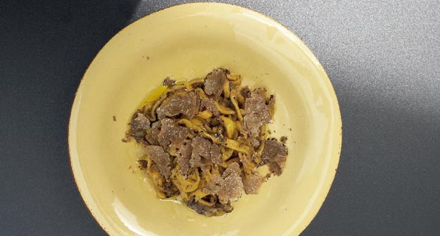 Strangozzi al tartufo – Umbrische Teigwaren mit schwarzer Trüffel