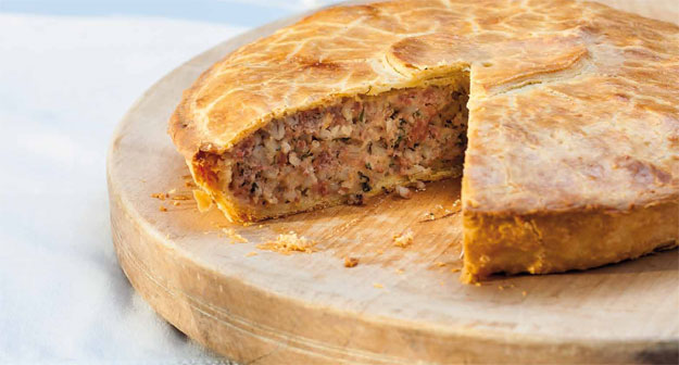 Rezept Start in die Zweisamkeit - Samnauner Fleischtorte mit kalt ...