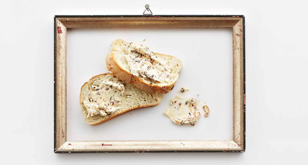 Lauchbrot mit Röstzwiebelbutter