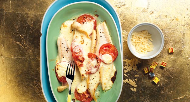 Soles a la mornay mit Maggi weisse Creme Sauce (1964)