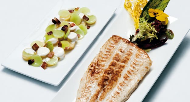 Seezunge mit Kartoffel-Gurken Salat