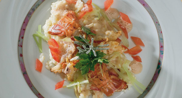 Risotto mit Langustinen