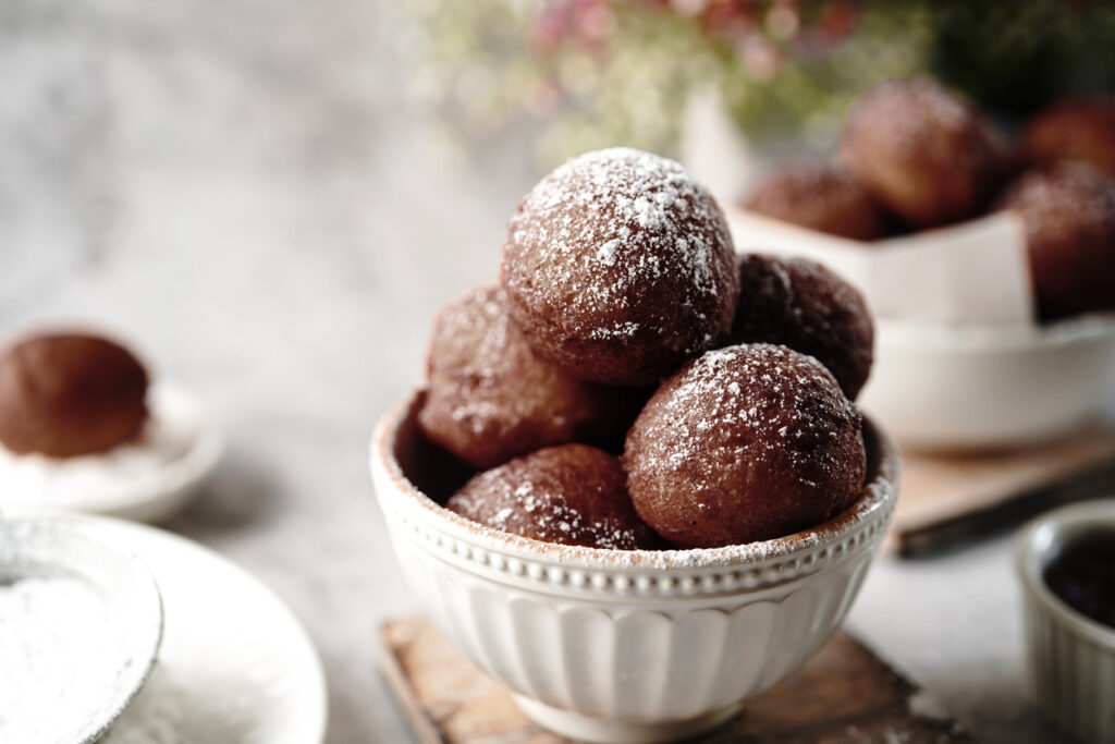 Tonkabohnen/Schokoladen-Beignets