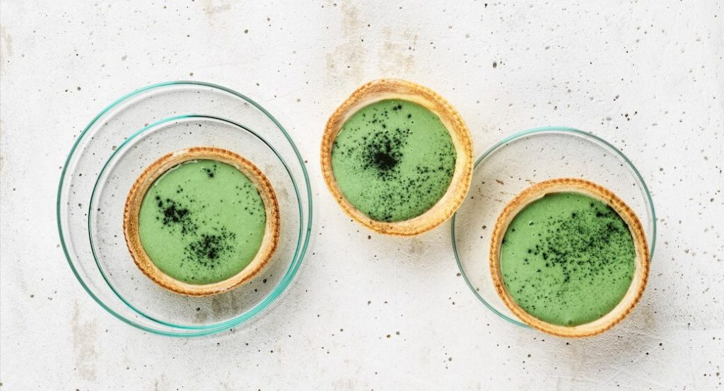 Lemon Curd mit Spirulina